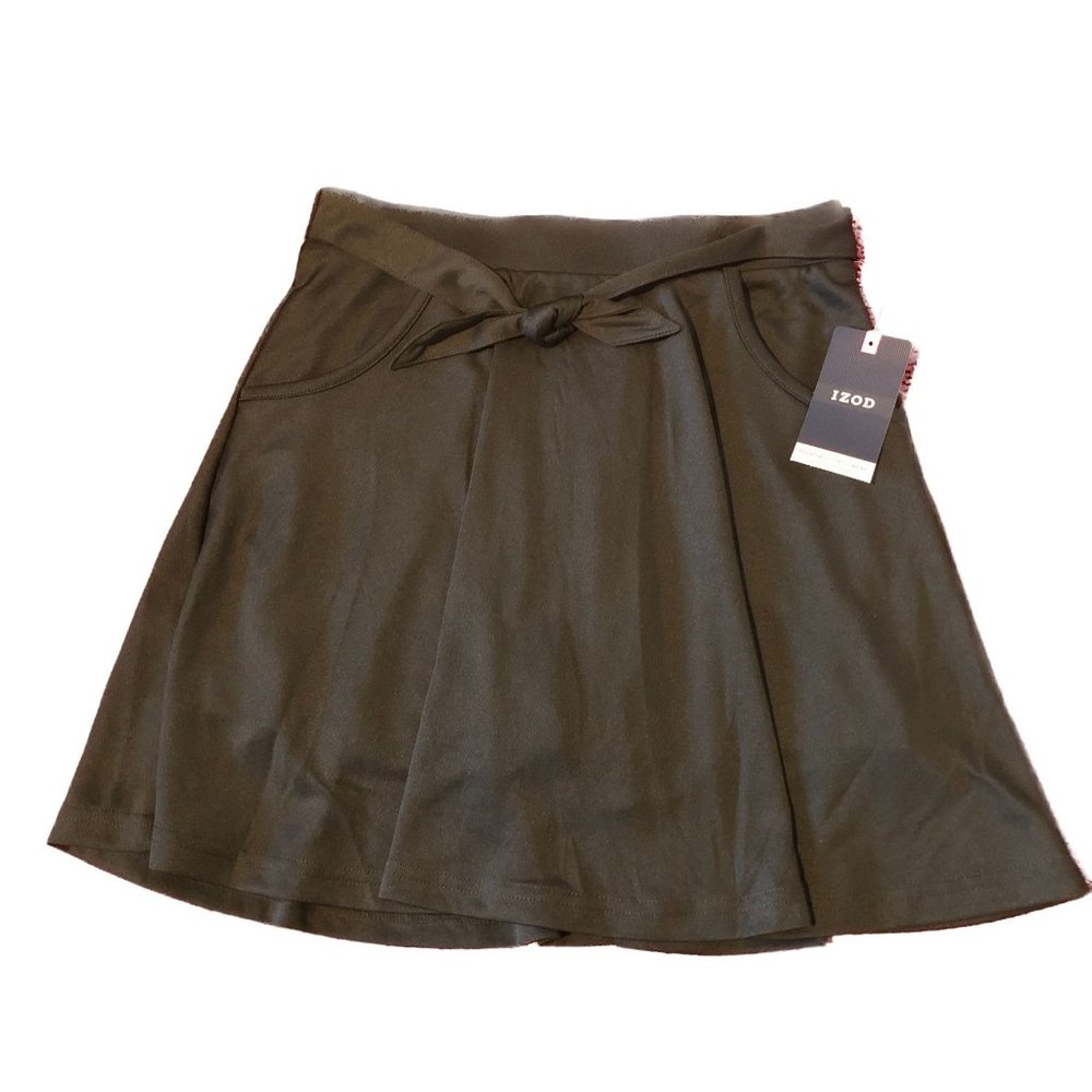 Izod  Navy Blue Uniform Skirt Skater Scooter Skort Girls Size 12